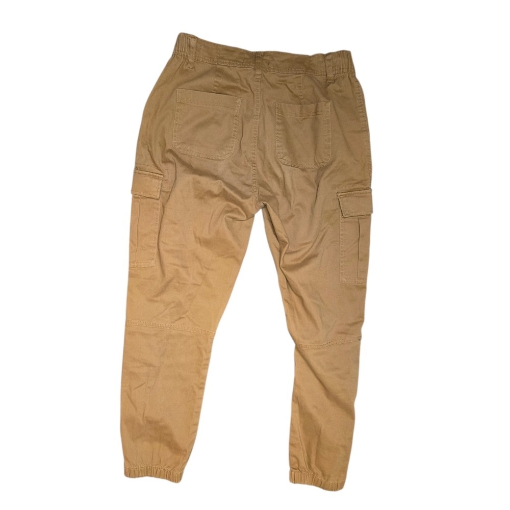 AERO High Rise Cargo Joggers Tan — Minimal‎ Normcore Utility Size M Neutral - Picture 4 of 8